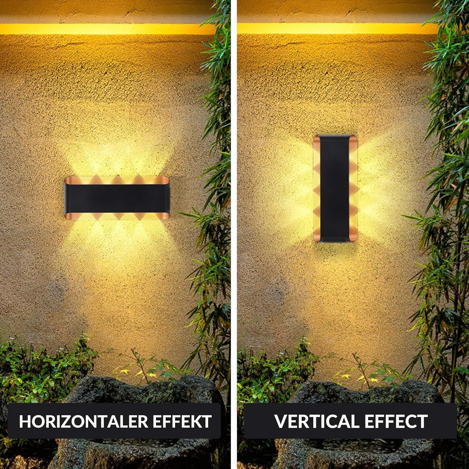 HEXEN 4+4 WALL LIGHT