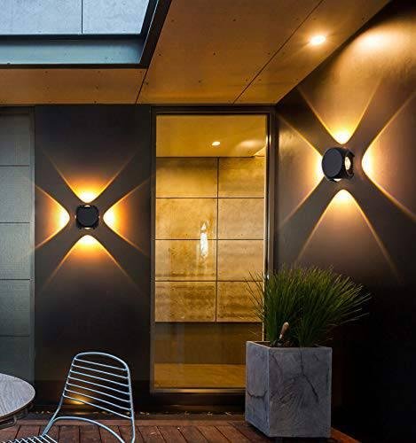 4 WAY CRYSTAL BALL WALL LIGHT