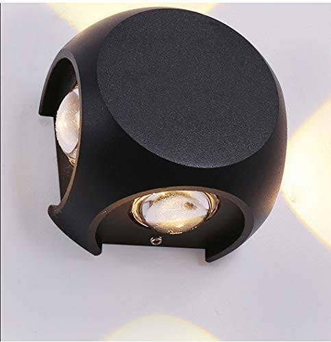 4 WAY CRYSTAL BALL WALL LIGHT