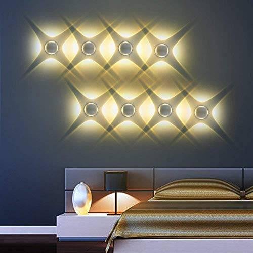 4 WAY CRYSTAL BALL WALL LIGHT