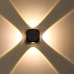 4 WAY CRYSTAL BALL WALL LIGHT