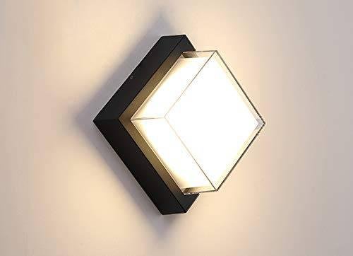 SINGLE GLASS SQ WALL LIGHT