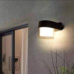 SINGLE GLASS RD WALL LIGHT