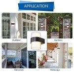 DOUBLE GLASS SQ WALL LIGHT