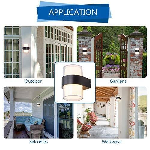 DOUBLE GLASS SQ WALL LIGHT