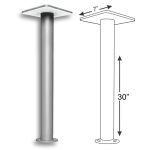 MOON Series IL-7082 Bollard (Square)