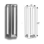 UNICORN Series IL-1515 Gate Light 20″ (12w COB )