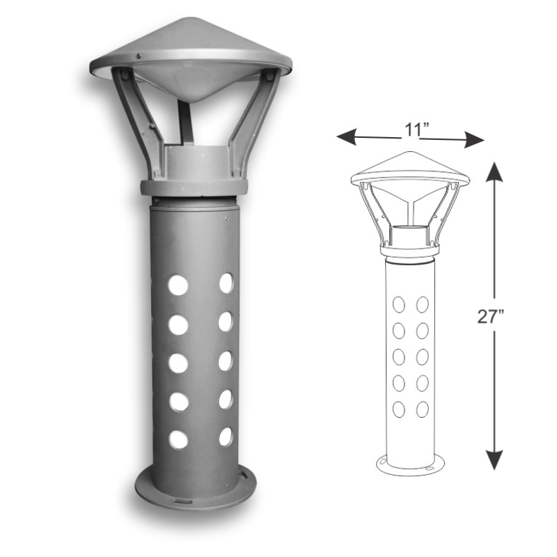 IL-177 TDI Gate Light (Holder E-27) Bollard