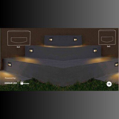 FOOT LITE Series IL-033 Wall Light (3w)